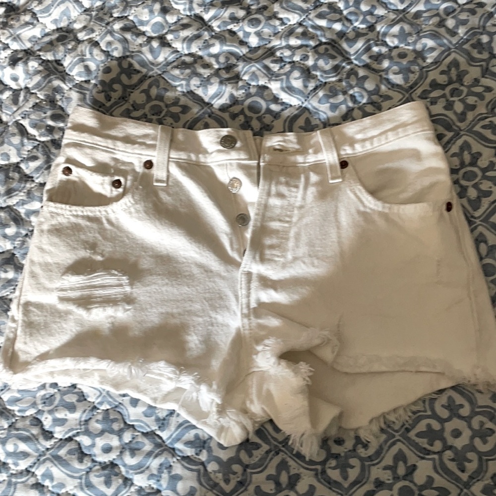 White 501 Levis